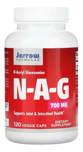 N-acetil-d-glucosamina Jarrow Formulas Para Salud Intestinal Y Articular, 120 Cápsulas Veganas Sin Sabor