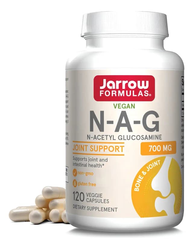 Nag N-acetil Glucosamina 700 Mg Jarrow Formulas 120 Cápsulas