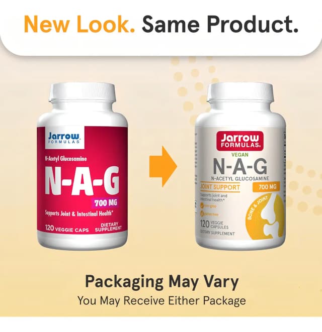 Nag N-acetil Glucosamina 700 Mg Jarrow Formulas 120 Cápsulas
