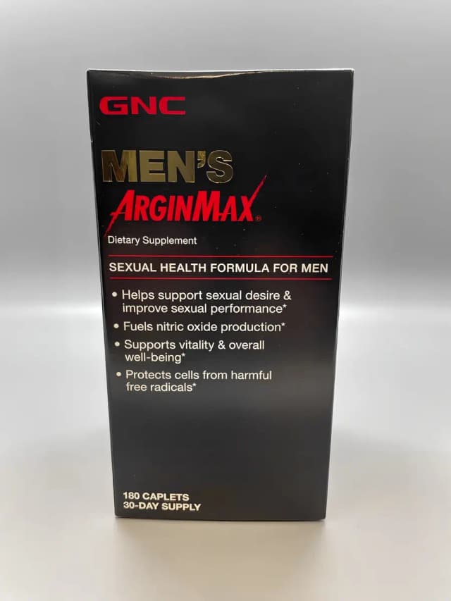 Gnc Argin Max Sexual Hombres 180 Unidades Sabor Neutro